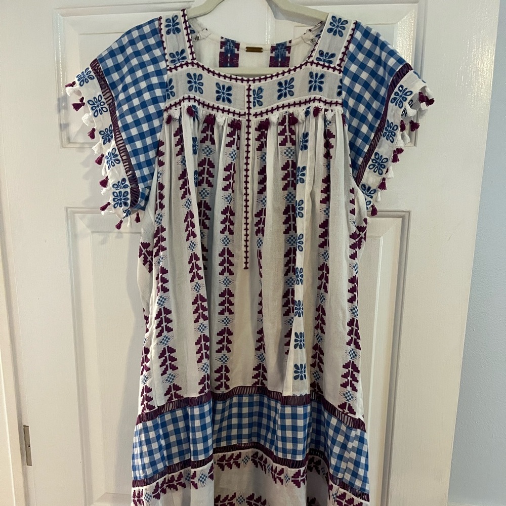 Dodo Bar Or Embroidered Dress 🍇🦋🐬